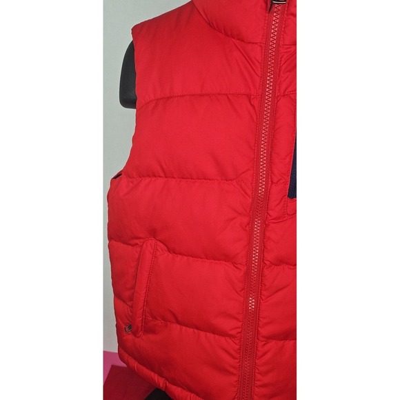 Boy's Polo Ralph Lauren‎ Red Blue Reversible Puffer Vest 75% Grey Duck Down Sz 6 - Picture 5 of 16